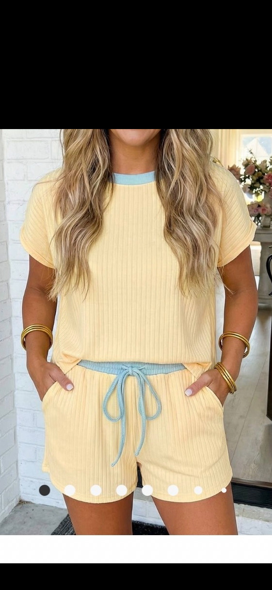 Lemon Sorbet Lounge Set 🍋